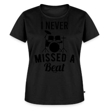 Tambour du groupe de batteurs - T-shirt Premium bio Femme - noir - Devant - Selfina (174cm)