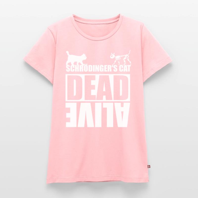 Schrödinger Katze tot oder lebendig Frauen Premium Bio T-Shirt
