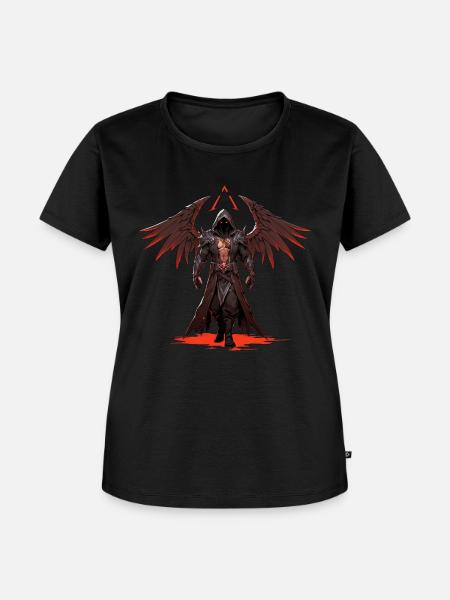 Todesengel - Frauen Premium Bio T-Shirt - Schwarz