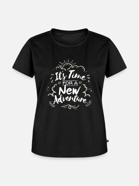 Abenteuer - Frauen Premium Bio T-Shirt - Schwarz