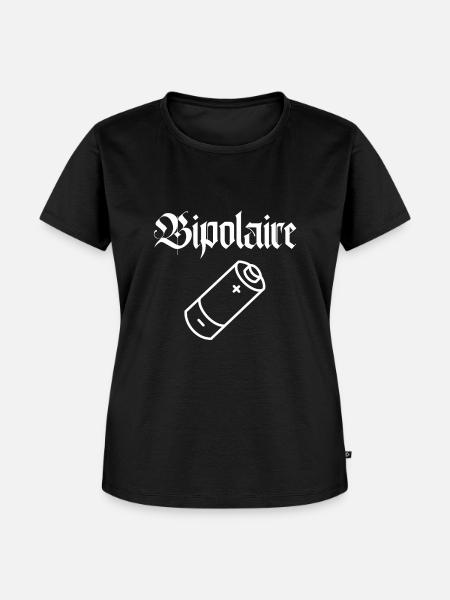 Bipolar - Frauen Premium Bio T-Shirt - Schwarz