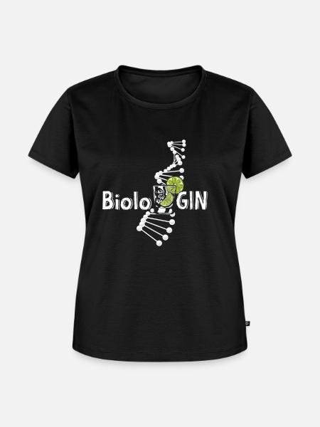 BioloGIN Gin Liebhaberin - Frauen Premium Bio T-Shirt - Schwarz