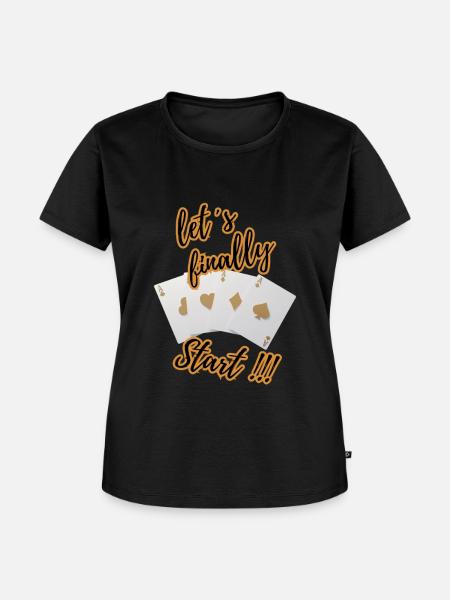 Tunier Karten 2 - Frauen Premium Bio T-Shirt - Schwarz