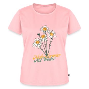 Make summer Not winter - Women's Premium Organic T-shirt - rose - Front - AI Model Female 172 dark (172cm)