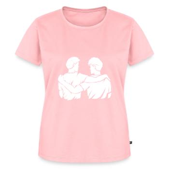 Beste Freunde - Frauen Premium Bio T-Shirt - Rosa - Vorne - AI Model Female 172 dark (172cm)