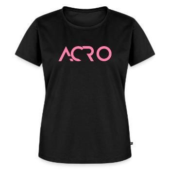 Mama Acro Acroyoga Exercices Yoga - T-shirt Premium bio Femme - noir - Devant - Selfina (174cm)