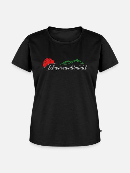 Schwarzwaldmädel Schwarzwald Damen Mädchen - Frauen Premium Bio T-Shirt - Schwarz