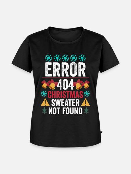 Weihnachten programmierer Computer - Frauen Premium Bio T-Shirt - Schwarz
