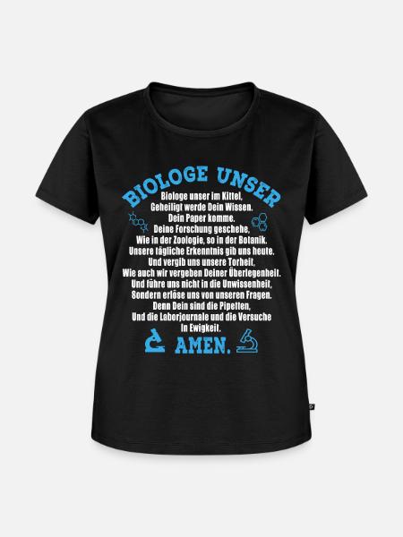 Biologie Unser - Frauen Premium Bio T-Shirt - Schwarz