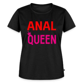 Sexe Proverbe Anal Porno Échangistes - T-shirt Premium bio Femme - noir - Devant - Selfina (174cm)