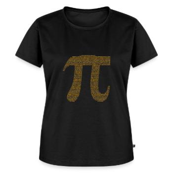 Je suis amoureux de ce jour! 3.14 and many - T-shirt Premium bio Femme - noir - Devant - Selfina (174cm)