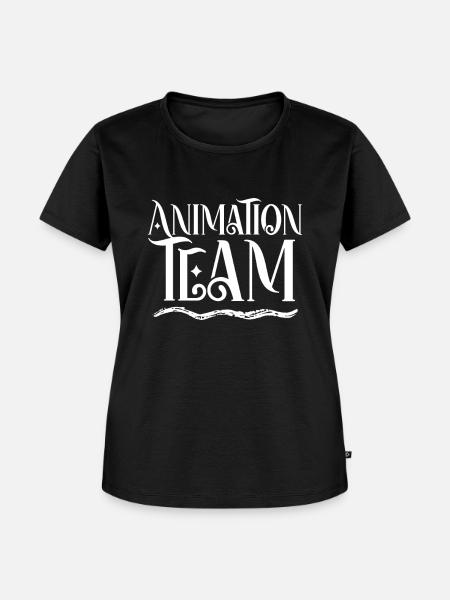 Animationsteam Animation Team Animateur Beruf - Frauen Premium Bio T-Shirt - Schwarz