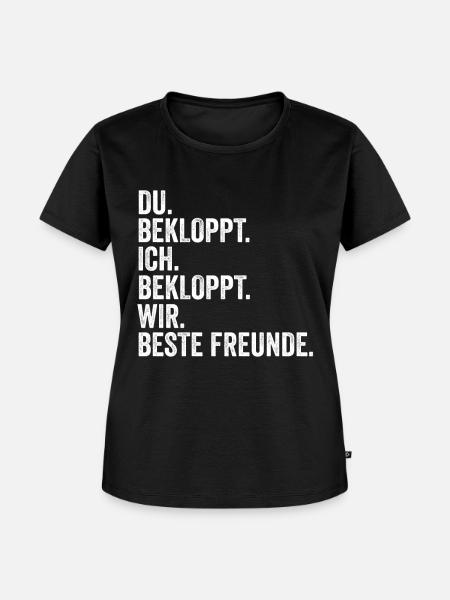 Bester Freund - Frauen Premium Bio T-Shirt - Schwarz