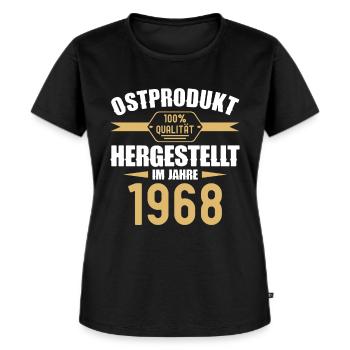 Ostprodukt 54 Geburtstag Mann Frau Jahrgang 1968 - Frauen Premium Bio T-Shirt - Schwarz - Vorne - Selfina (174cm)