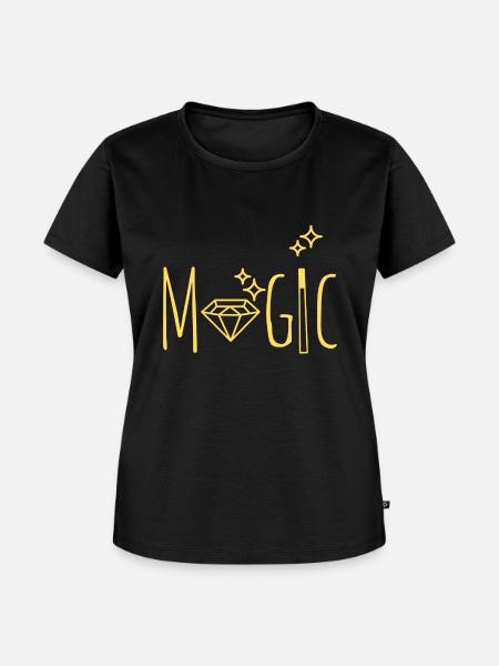 Magic - Frauen Premium Bio T-Shirt - Schwarz