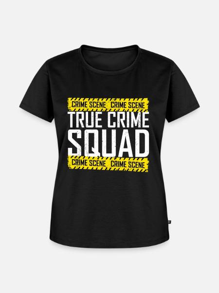 True Crime Squad - Frauen Premium Bio T-Shirt - Schwarz