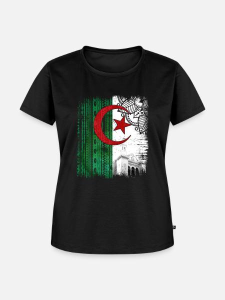 Identity of Algeria - Frauen Premium Bio T-Shirt - Schwarz