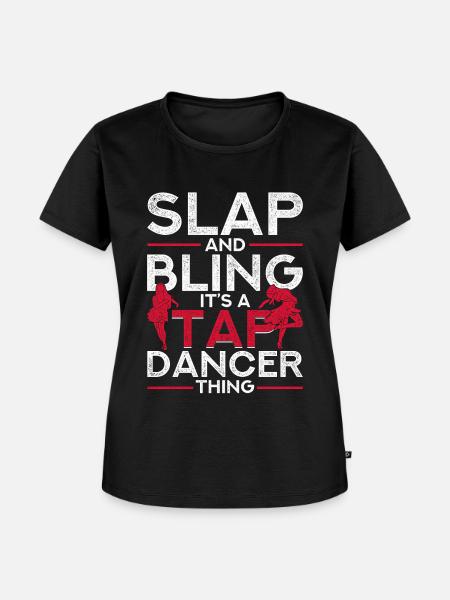 Stepptanz Stepptänzer Stepptänzerin Stepper - Frauen Premium Bio T-Shirt - Schwarz