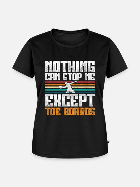 Kugelstoßen Kugelstoß Kugelstoßer - Frauen Premium Bio T-Shirt - Schwarz