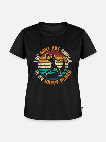 Kugelstoßen Kugelstoß Kugelstoßer - Frauen Premium Bio T-Shirt - Schwarz
