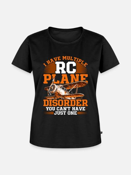 Modellflugzeug Modellflieger - Frauen Premium Bio T-Shirt - Schwarz