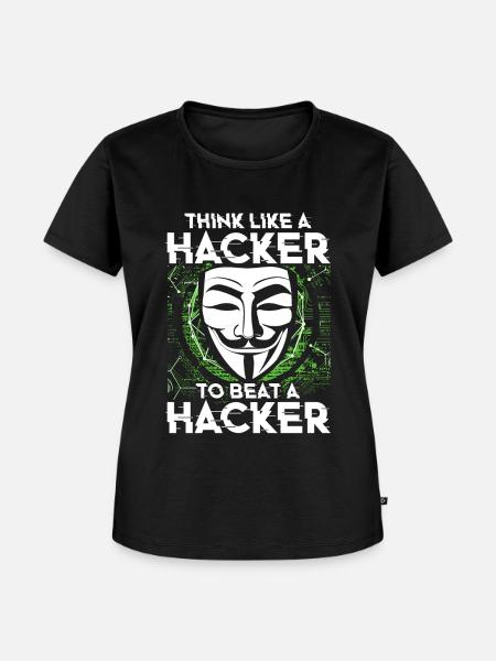 Ethical Hacker Ethischer Hacker - Frauen Premium Bio T-Shirt - Schwarz
