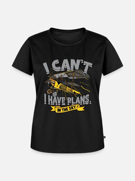 Modellflugzeug Modellflieger - Frauen Premium Bio T-Shirt - Schwarz