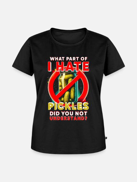 Essiggurken Hasser - Frauen Premium Bio T-Shirt - Schwarz