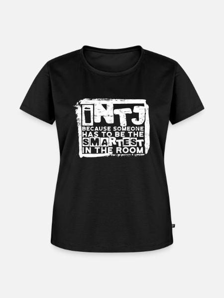 INTJ Persönlichkeit Architekt - Frauen Premium Bio T-Shirt - Schwarz