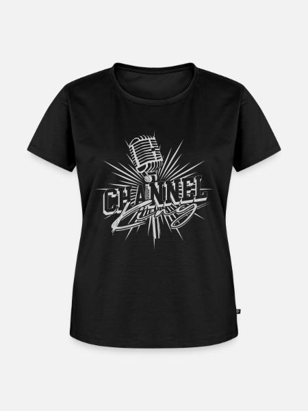 Podcast Podcaster Podcasting - Frauen Premium Bio T-Shirt - Schwarz
