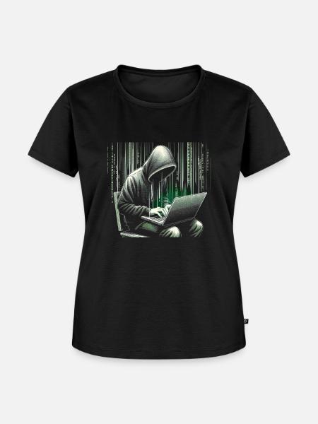 Programmierer Programmieren Informatik - Frauen Premium Bio T-Shirt - Schwarz