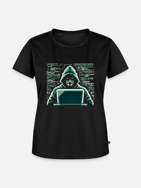Programmierer Programmieren Informatik - Frauen Premium Bio T-Shirt - Schwarz