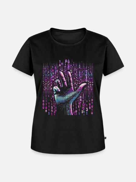 Programmierer Programmieren Informatik - Frauen Premium Bio T-Shirt - Schwarz