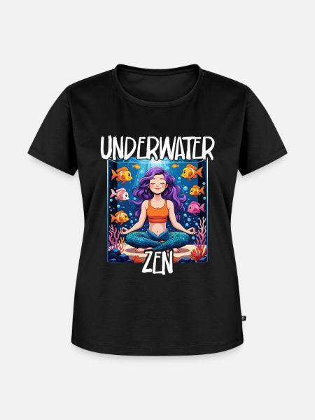 Aquarium Aquaristik - Frauen Premium Bio T-Shirt - Schwarz