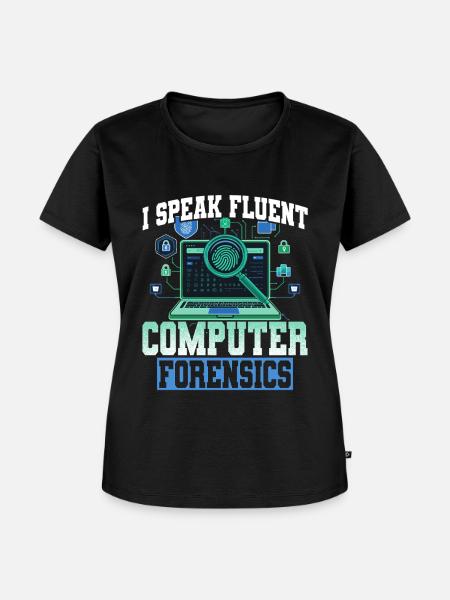 Digitale Forensik - Frauen Premium Bio T-Shirt - Schwarz