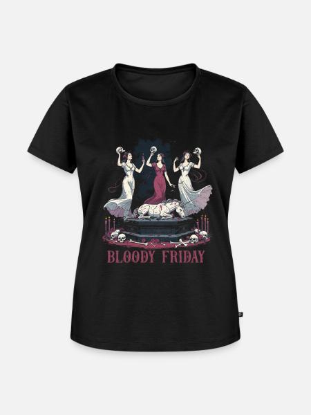 Okkultismus Dämonologie Tarot - Frauen Premium Bio T-Shirt - Schwarz