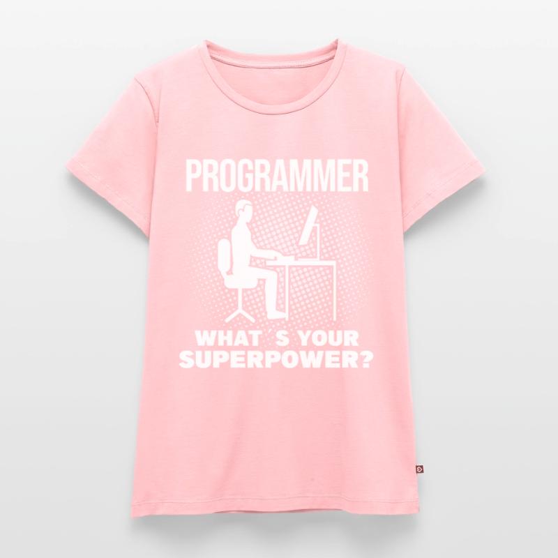 Codeur Développeur Programmeur Codage informatique informatique T-shirt Premium bio Femme