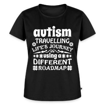 Autism - Women's Premium Organic T-shirt - black - Front - Selfina (174cm)