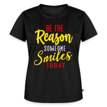 Inspiring Quote Positive Sayings Encouragement - Women's Premium Organic T-shirt - black - Front - Selfina (174cm)
