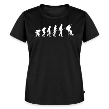 Explorateur de grottes - T-shirt Premium bio Femme - noir - Devant - Selfina (174cm)