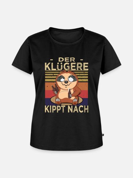 Biertrinker - Männerabend - Saufen - Frauen Premium Bio T-Shirt - Schwarz