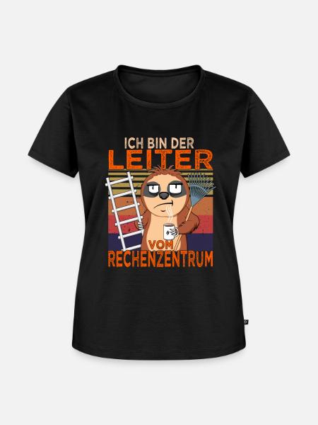 Leiter vom Rechenzentrum - Hobbygärtner - Frauen Premium Bio T-Shirt - Schwarz