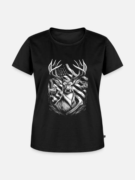 Jäger & Jägerinnen - Frauen Premium Bio T-Shirt - Schwarz