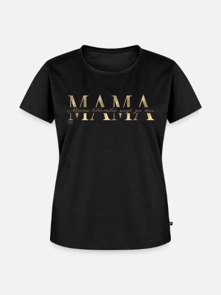 Mutter T-Shirt Geschenkidee Beste Mutter - Frauen Premium Bio T-Shirt - Schwarz
