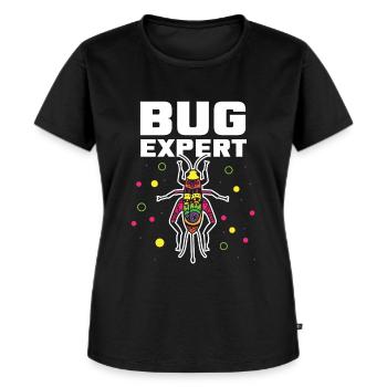 Punaises de lit expert insectes entomologiste entomologie - T-shirt Premium bio Femme - noir - Devant - Selfina (174cm)
