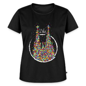 Köln Kölner Dom Karneval Fasching Ersatzkostüm - Frauen Premium Bio T-Shirt - Schwarz - Vorne - Selfina (174cm)