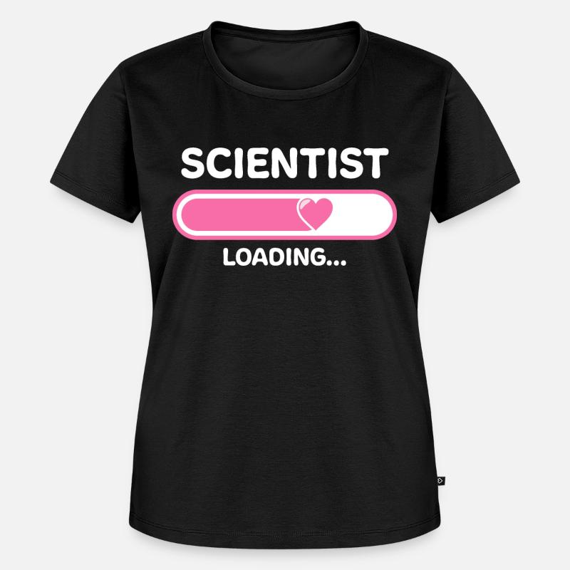 Scientist Loading Bar - Women's Premium Organic T-shirt - black