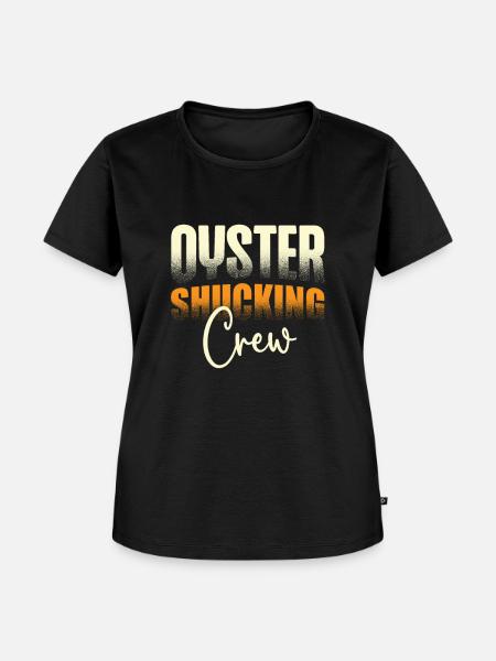 Austernschalen-crew - Frauen Premium Bio T-Shirt - Schwarz