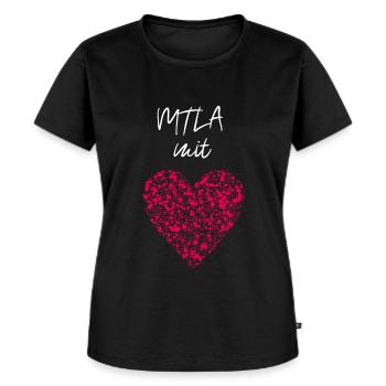 MTLA Labormedizin Chemielaborantin MTA Krankenhaus - Frauen Premium Bio T-Shirt - Schwarz - Vorne - Selfina (174cm)