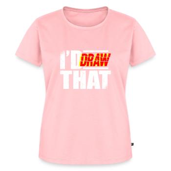 Ich Würde Das Booster-pack Ziehen, Liebhaber Von - Frauen Premium Bio T-Shirt - Rosa - Vorne - AI Model Female 172 dark (172cm)